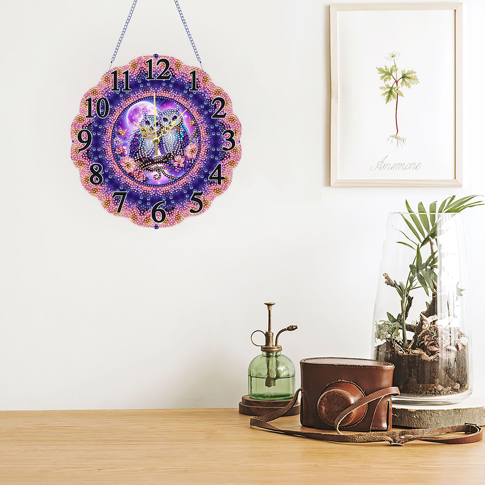 2D Flat DIY Diamond Painting C - مراجعة Resin Art Clock وسعره