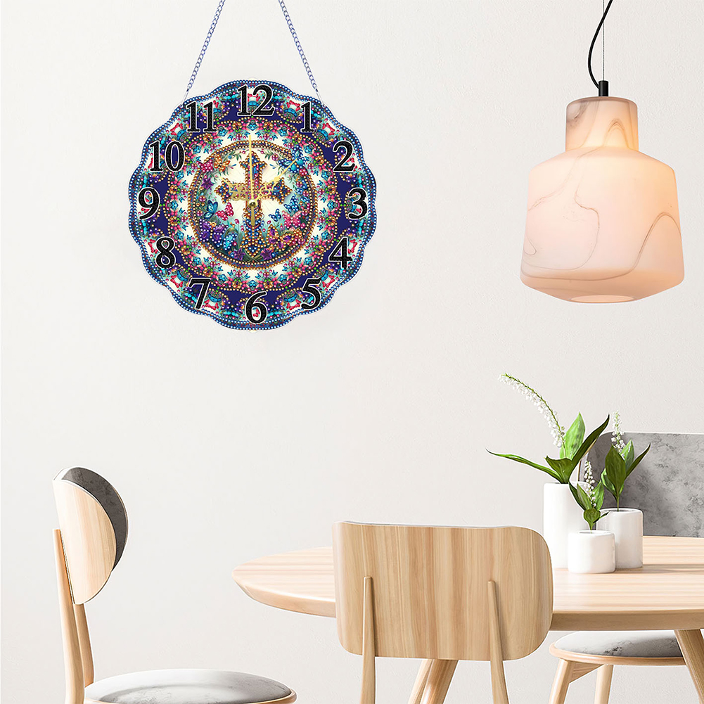 2D Flat DIY Diamond Painting C - مراجعة Resin Art Clock وسعره