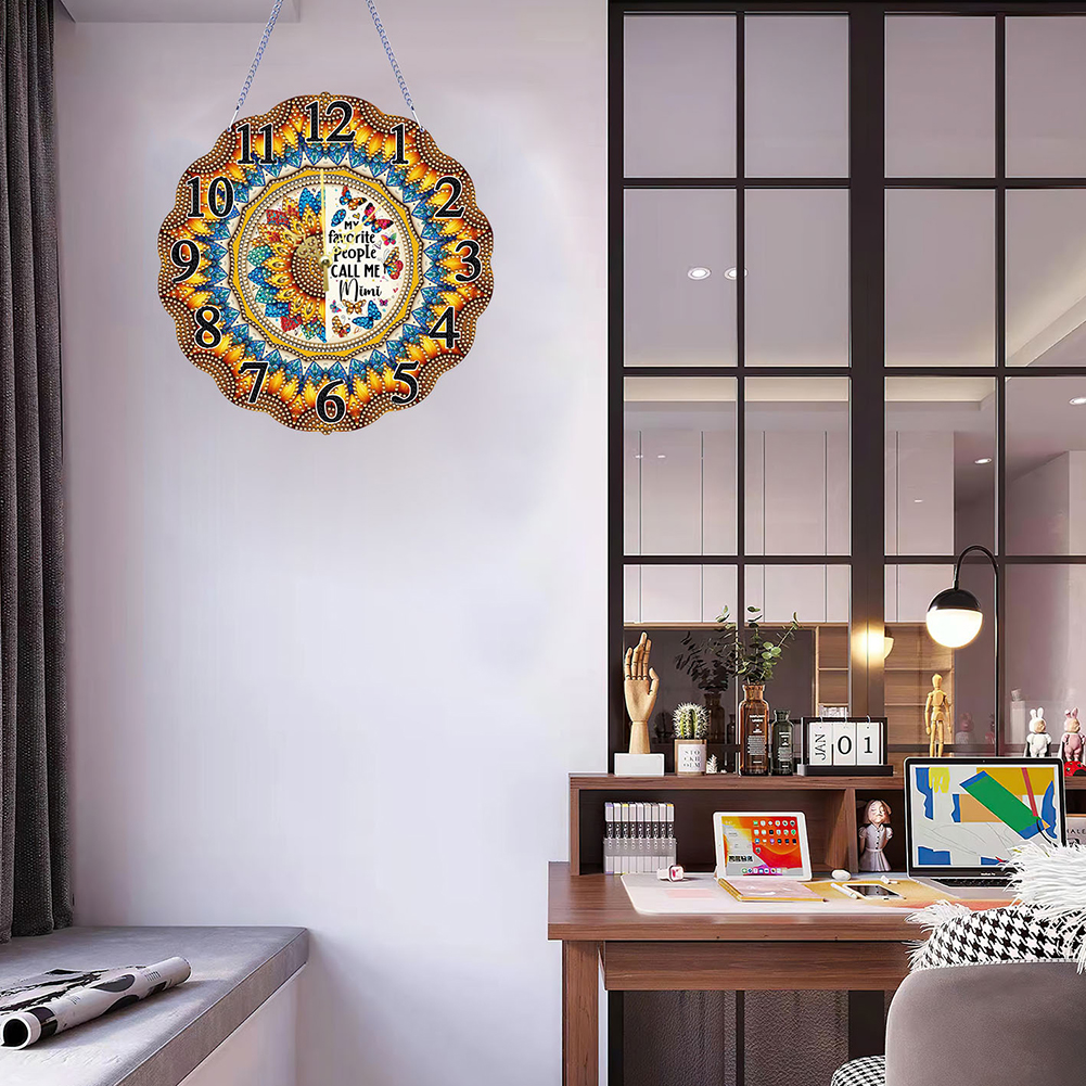 2D Flat DIY Diamond Painting C - مراجعة Resin Art Clock وسعره
