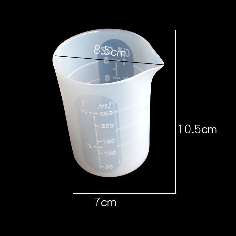 250ML Silicone measuring cup S - مراجعة Resin Art Letters وسعره