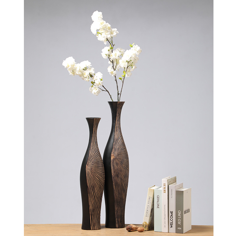Retro Tall Resin Floor Vase, E - مراجعة Background Resin Art وسعره