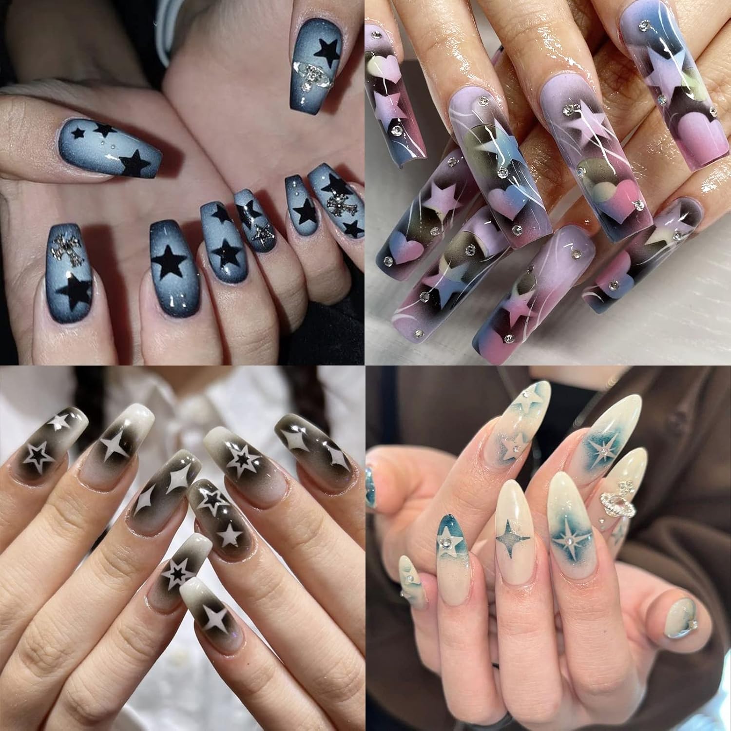 154 Designs Nail Art Stencils  - مراجعة Resin Art Design Images وسعره