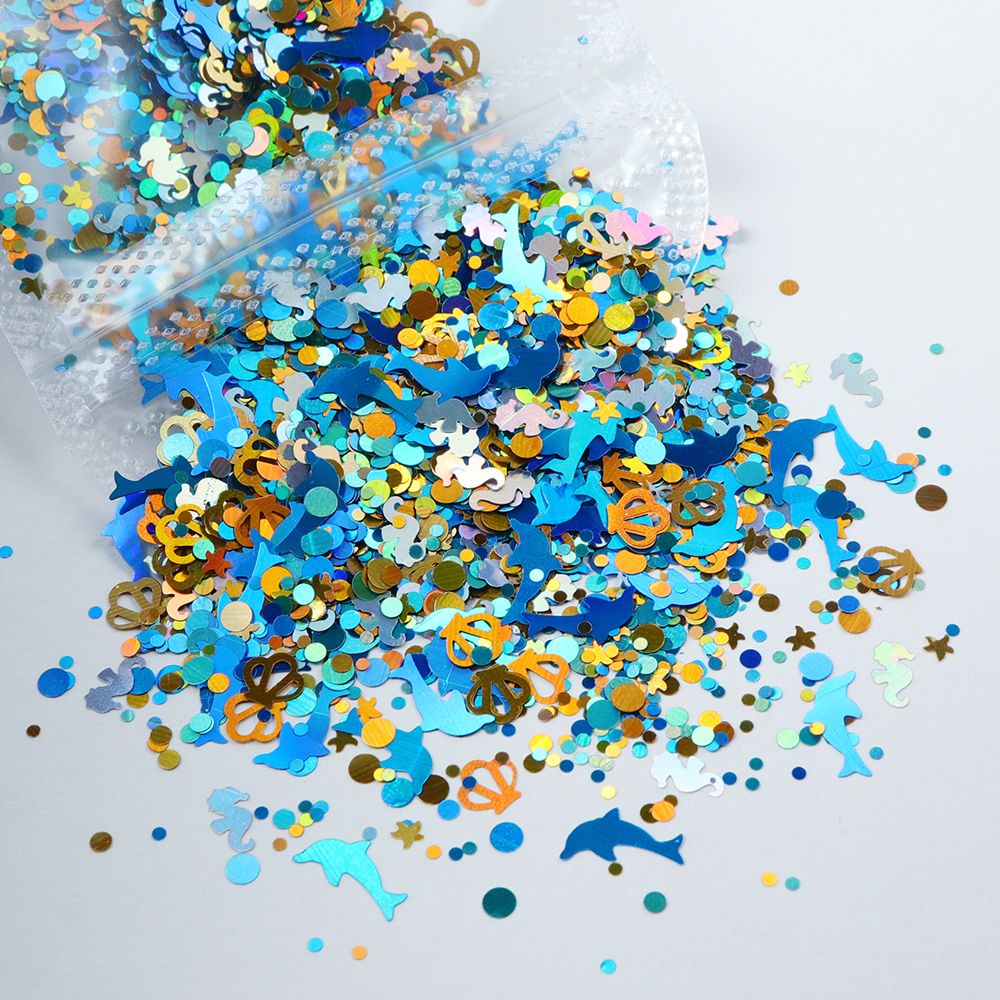 Dolphins Seahorses Glitter For - مراجعة Resin Art Ocean وسعره
