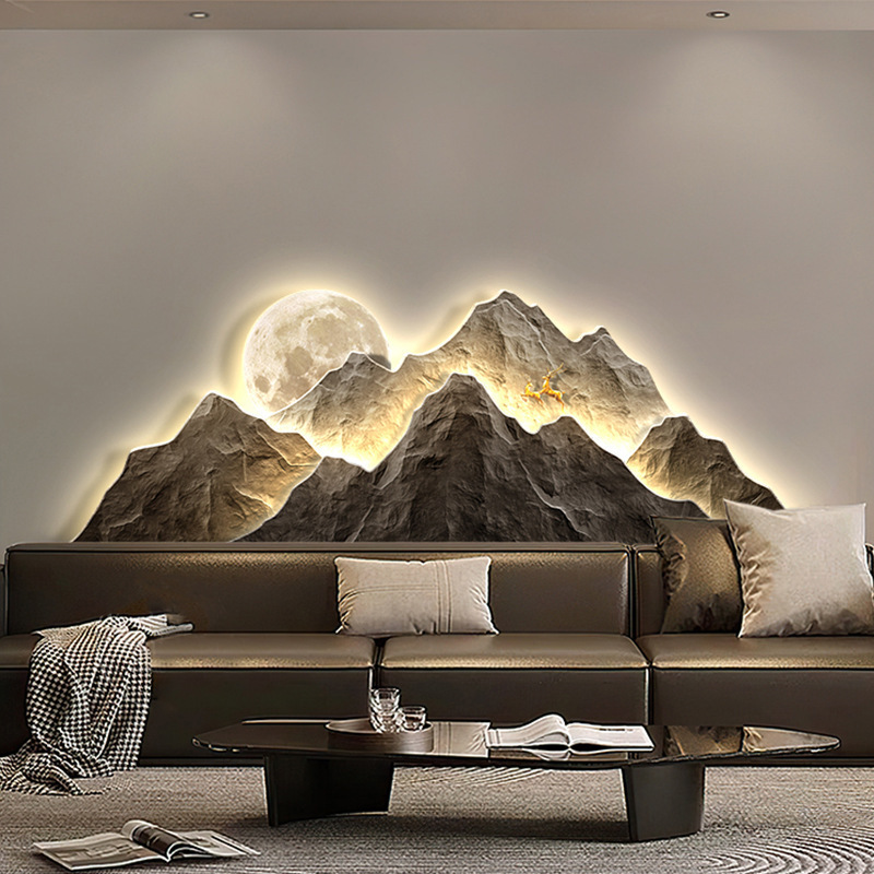 Modern Living room background  - مراجعة Background Resin Art وسعره
