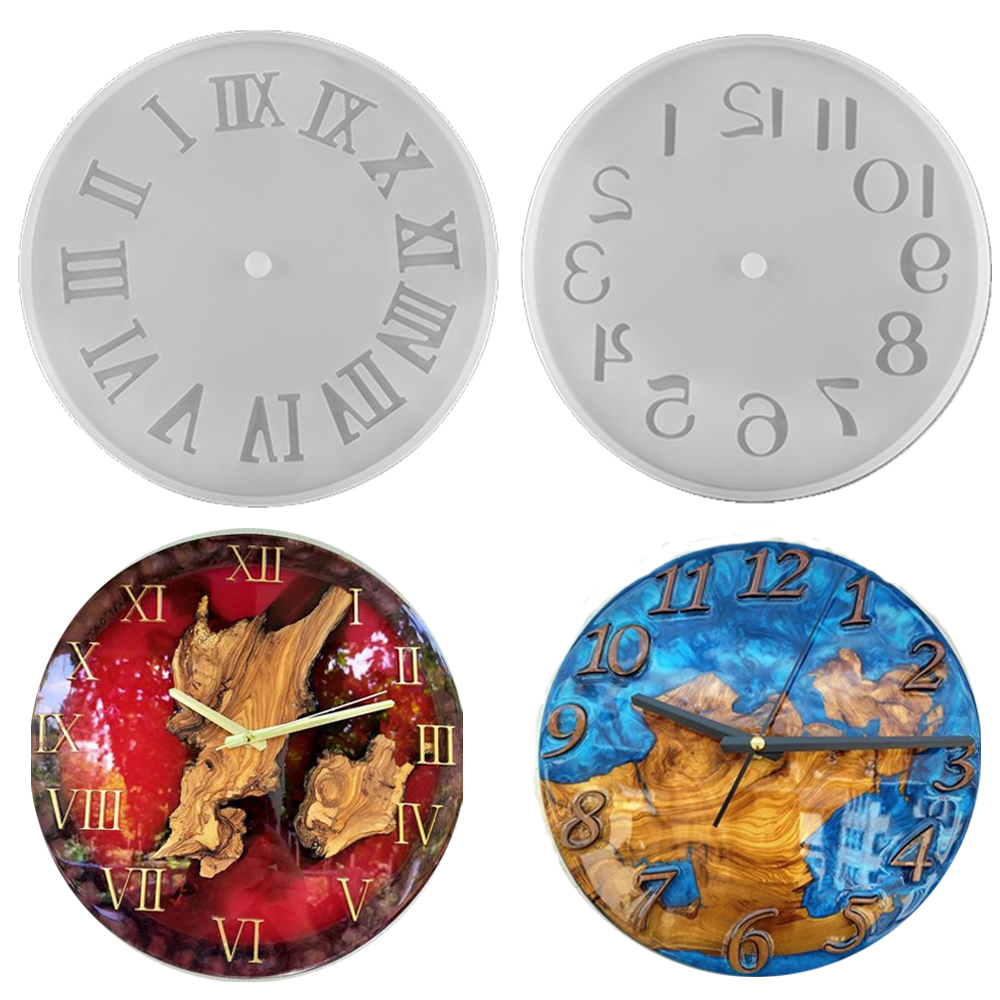 Clock Resin Molds Arabic Roman - مراجعة Resin Art Clock وسعره