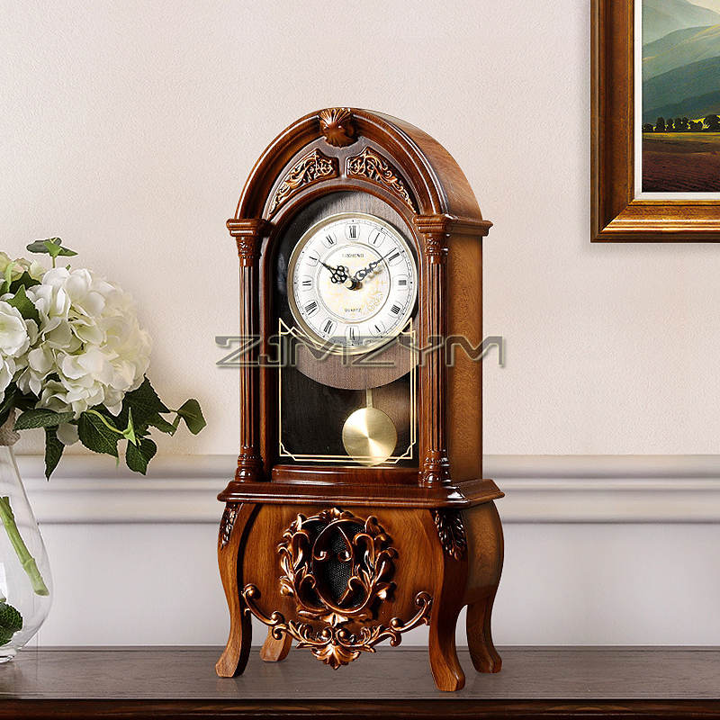 Pendulum Tabletop Clock Wood D - مراجعة Resin Art Clock وسعره