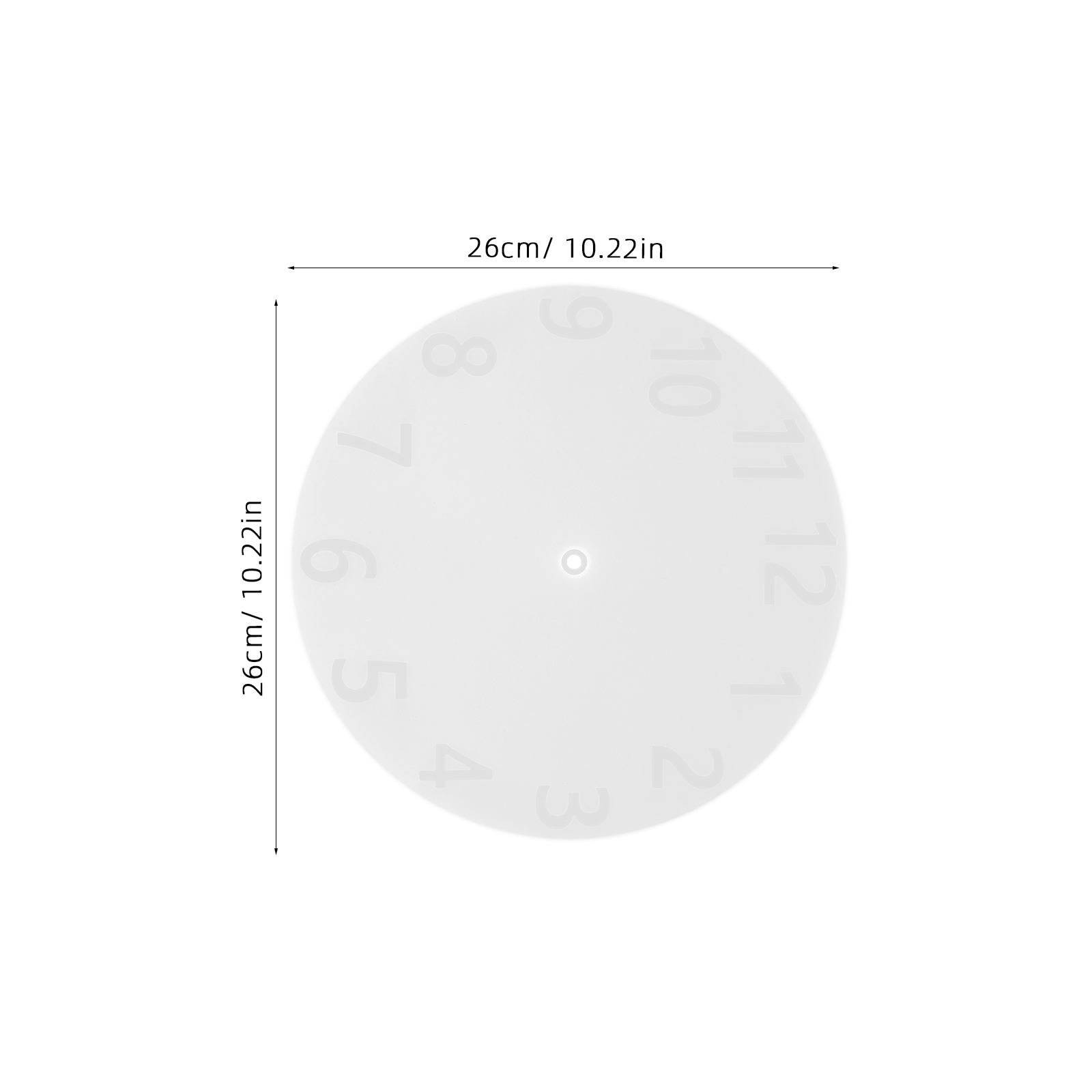 1 set 1 Set Diy Silicone Clock - مراجعة Resin Art Clock وسعره