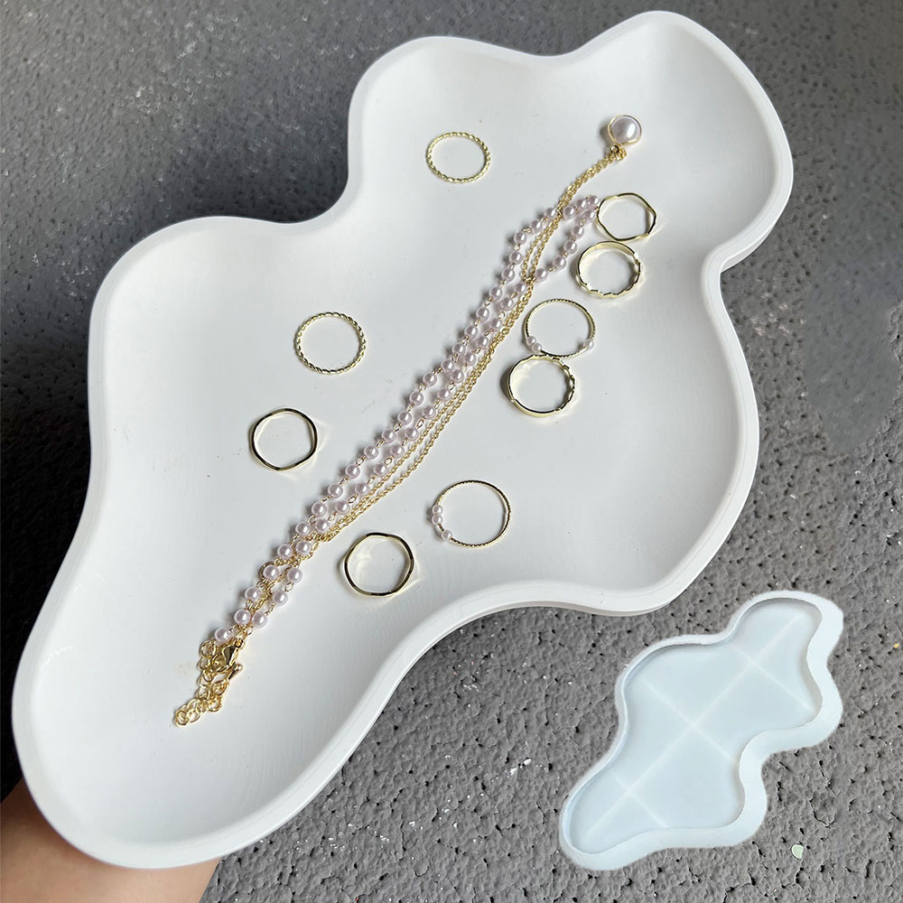 Cloud Storage Tray Concrete Mo - مراجعة Resin Art Ocean وسعره