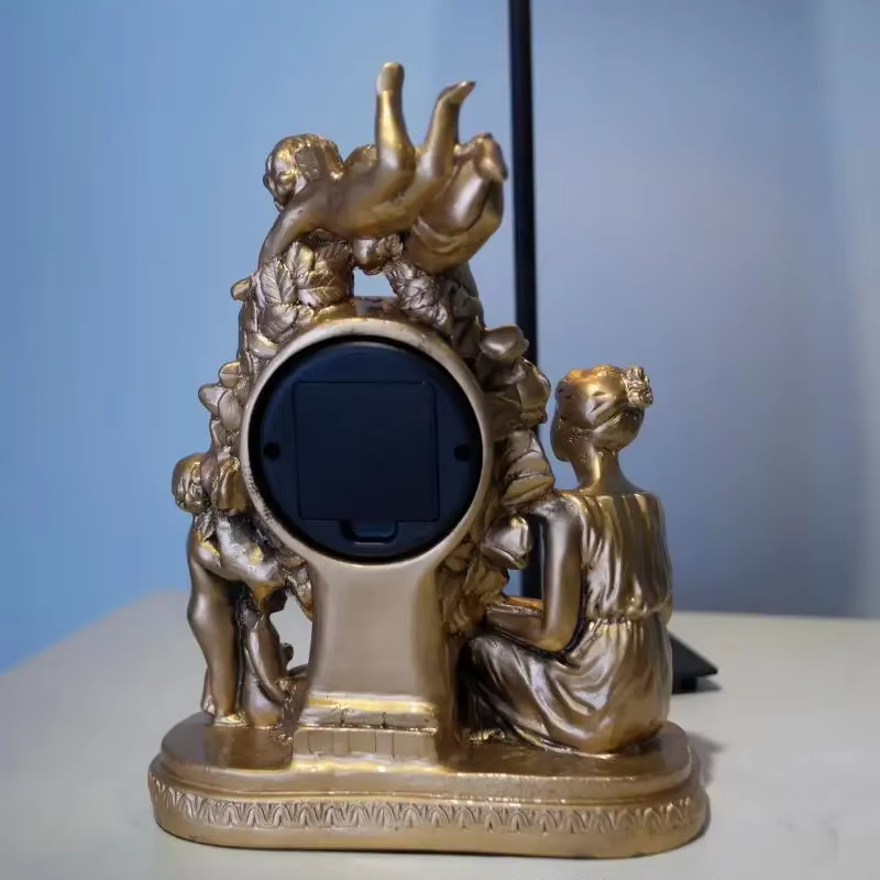 Retro European Resin Table Clo - مراجعة Resin Art Clock وسعره
