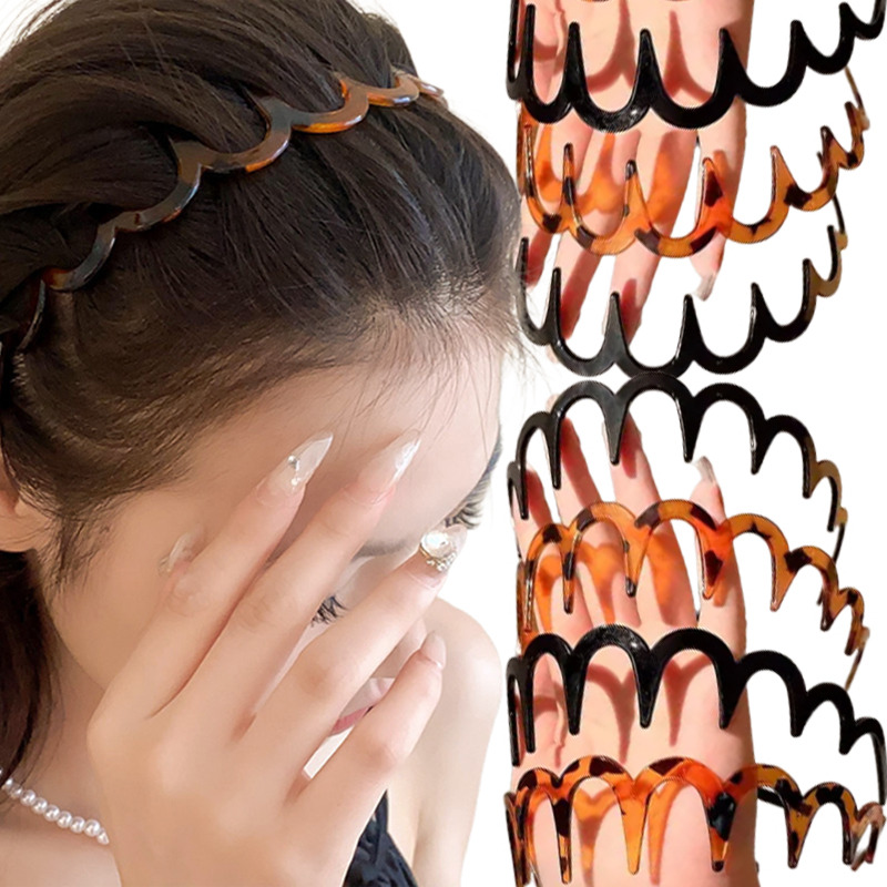 2pcs Wave Headband Hairbands B - مراجعة Resin Art Ocean وسعره