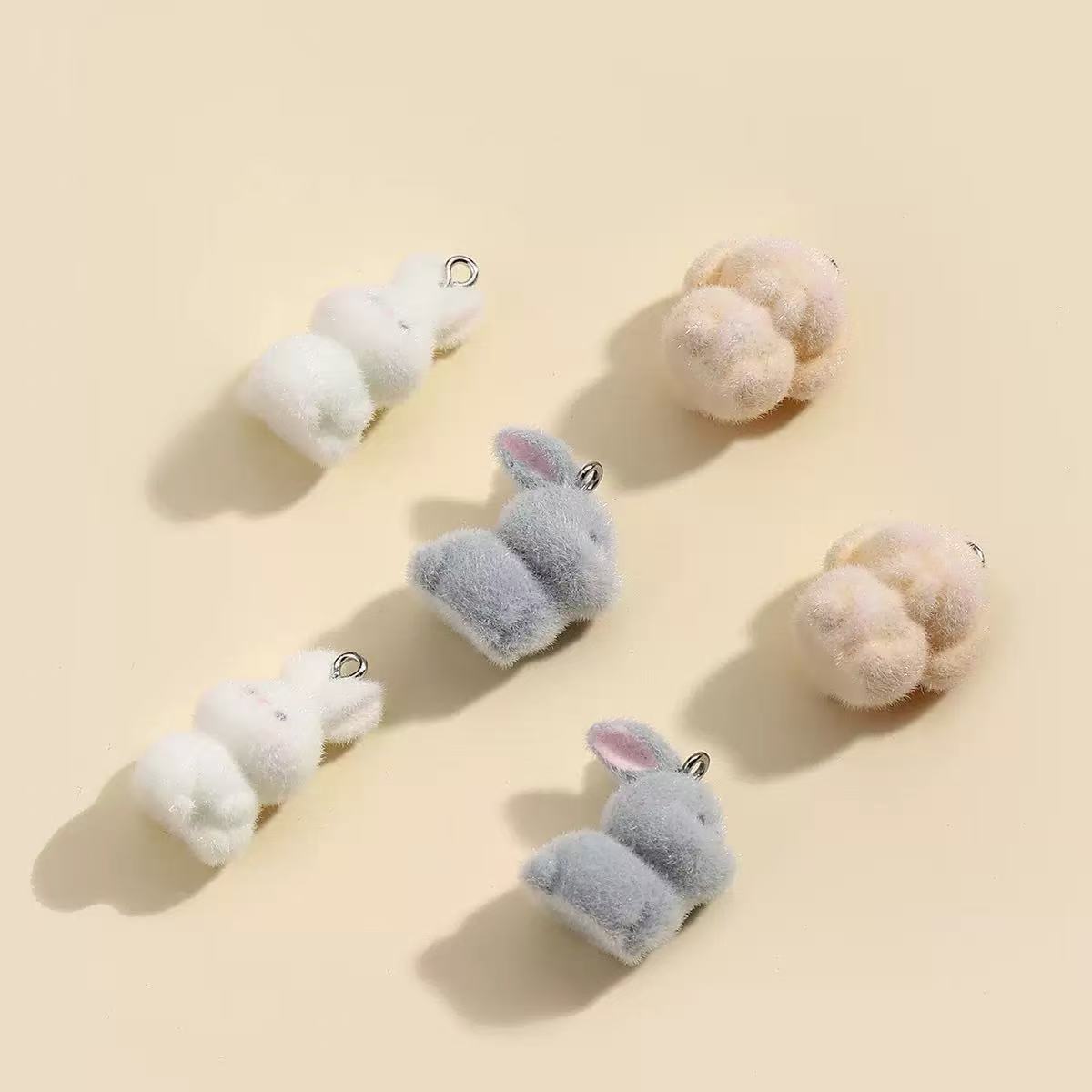 10pcs Flocking Little Rabbit R - مراجعة Resin Art Materials Kit وسعره