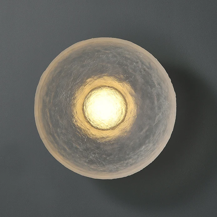 Wall Lamp Wabi-sabi Wind Desig - مراجعة Background Resin Art وسعره