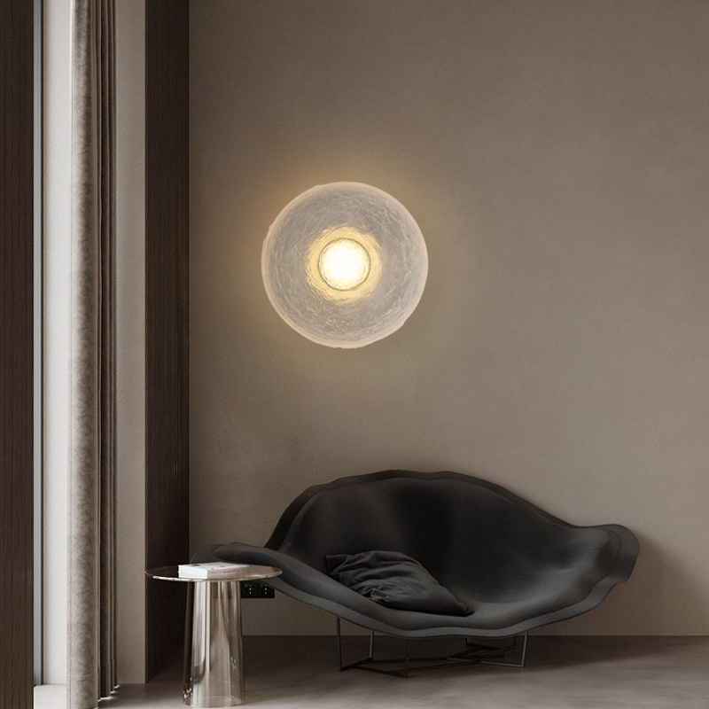 Wall Lamp Wabi-sabi Wind Desig - مراجعة Background Resin Art وسعره