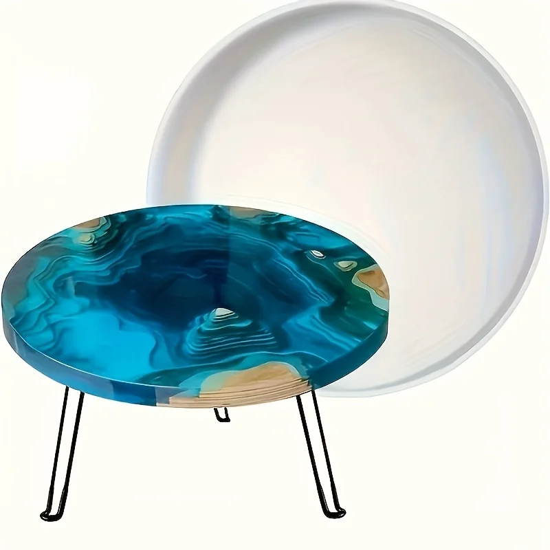 DIY Resin Round Table Silicone - مراجعة Resin Art Clock وسعره