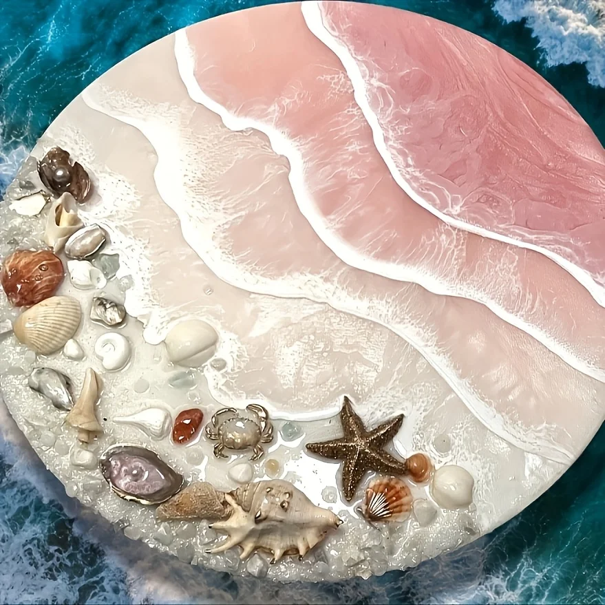 DIY Resin Round Table Silicone - مراجعة Resin Art Clock وسعره