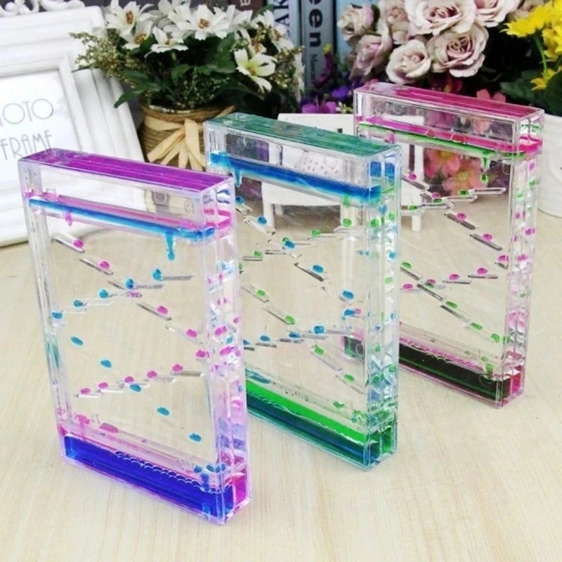Color Two-color Hourglass Time - مراجعة Resin Art Clock وسعره