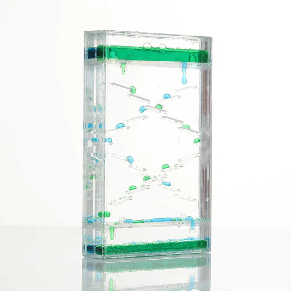 Color Two-color Hourglass Time - مراجعة Resin Art Clock وسعره