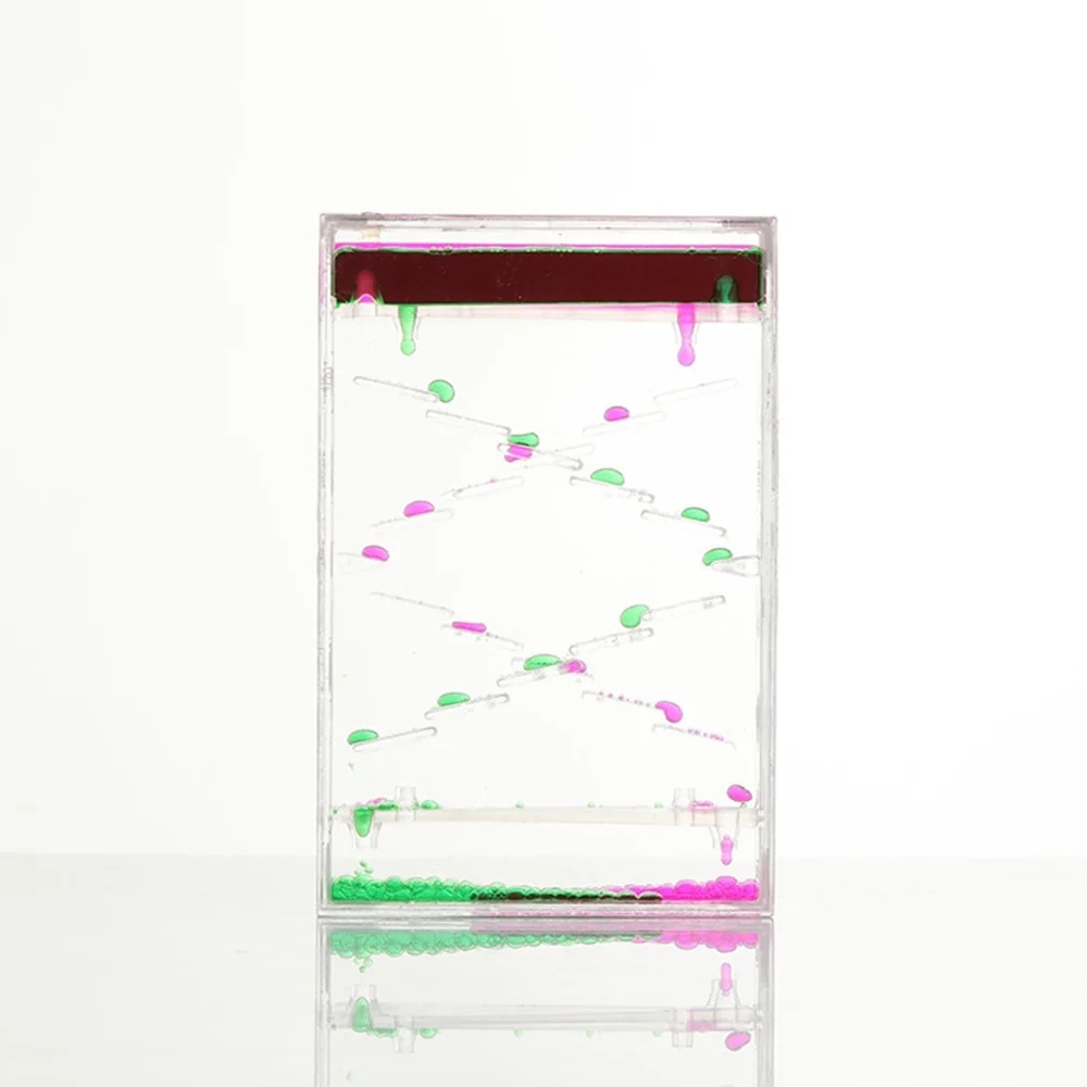 Color Two-color Hourglass Time - مراجعة Resin Art Clock وسعره