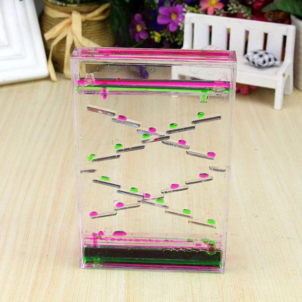 Color Two-color Hourglass Time - مراجعة Resin Art Clock وسعره