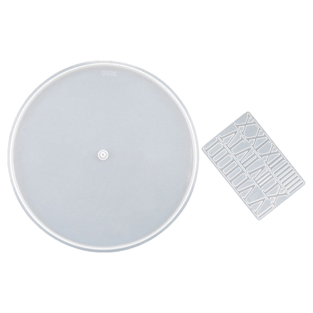 1Set Roman Numeral Clock Dial  - مراجعة Resin Art Clock وسعره