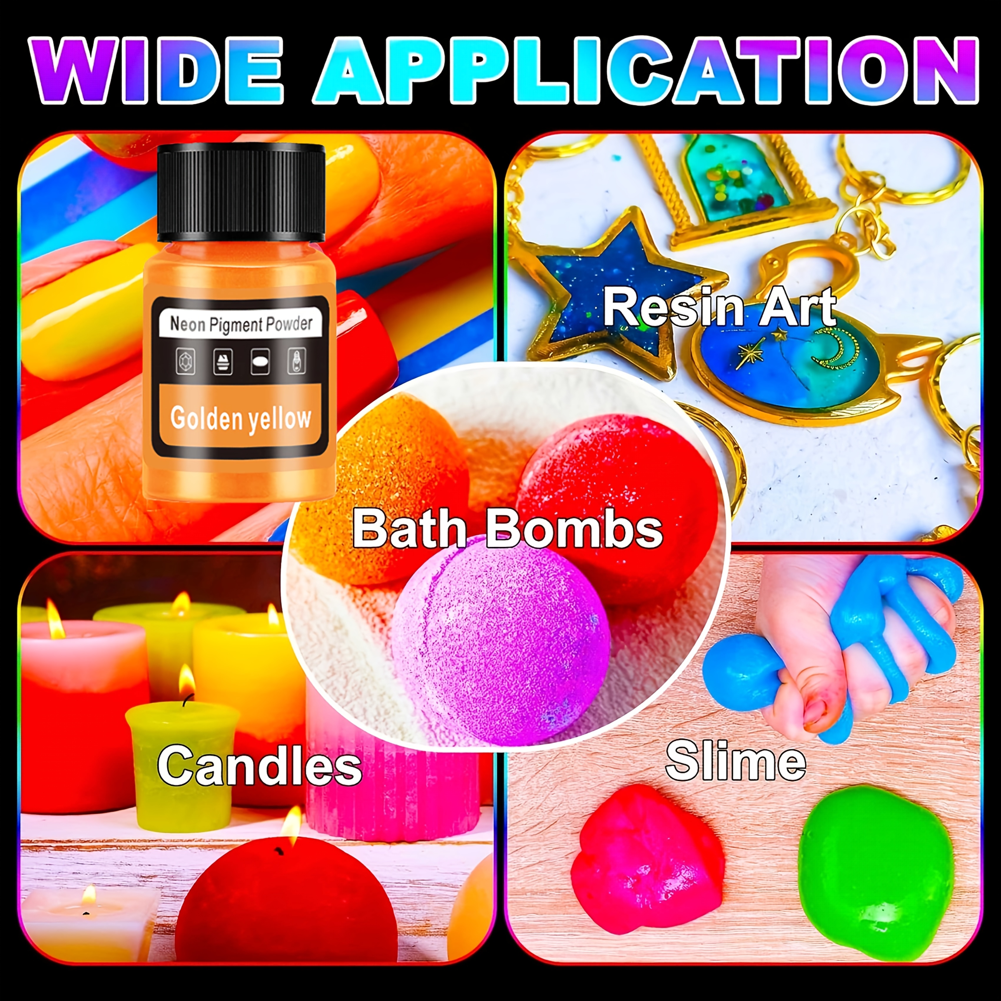Fluorescent Powder/Neon Resin  - مراجعة Resin Art Letters وسعره